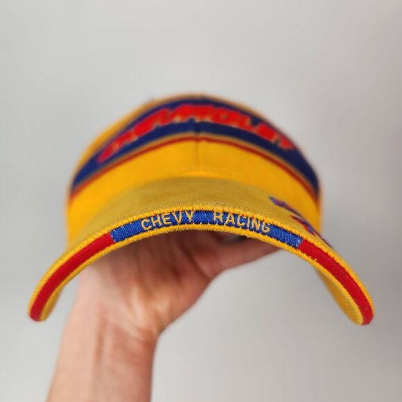 Steve & Barrys Chevy Racing Hat NASCAR Chevrolet Embroidered Spellout Colorblock - Picture 3 of 9